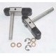 SUPPORT ESSIEU P380/360 (2) Axe INOX et clips
