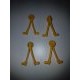 Clips Plastique Balai & Epuisette Easy Orange (4)