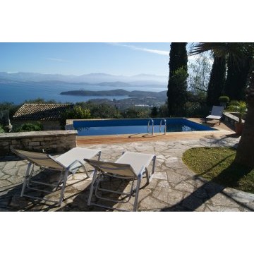 Piscine Bois rec Sunwater 200X350H0.71m Liner bleu