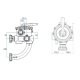 Vanne Side multivoies Classic+ 2'' noire jonction 