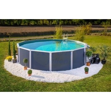 Kit Jpool GrisMétal Prestige Ø3.90m H 1.32m